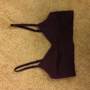 Aerie maroon bralette. Chill. Play. Move